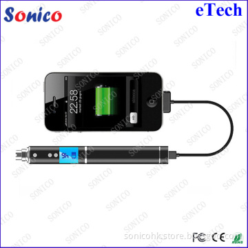 Huge Voltage Range EGO System Battery USB Etech LCD